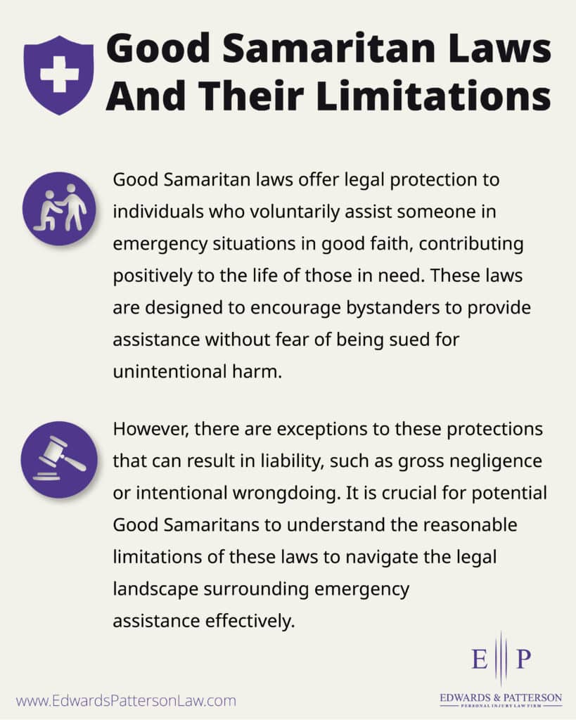 Good Samaritan Laws and their limitations