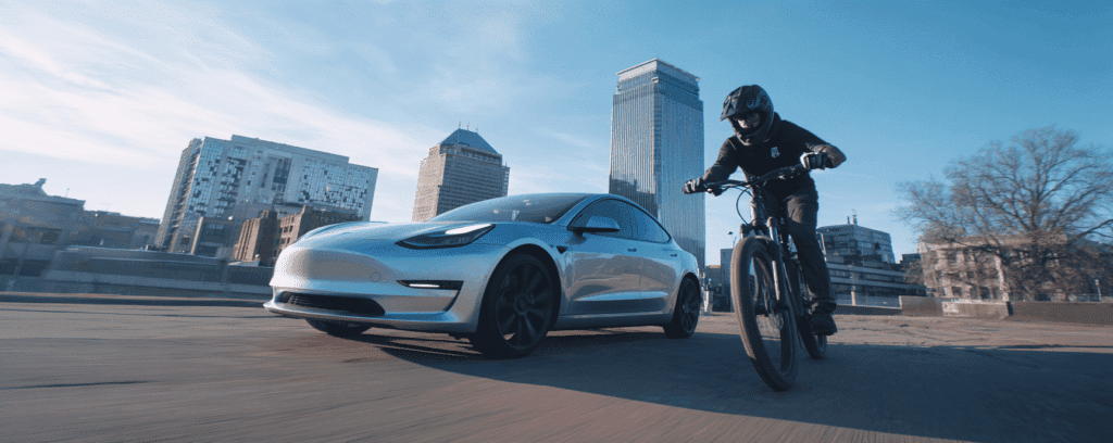 What Happens If a Car Hits an E-Bike in Oklahoma City?