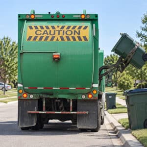 residential trash truck